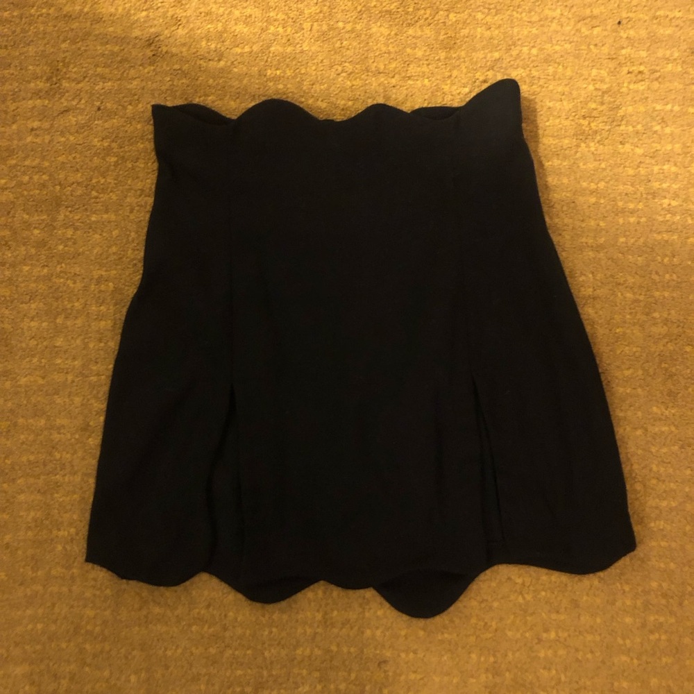 Fashion Brand Company Ink Stain Mini Skirt